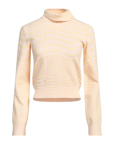 BURBERRY Rollkragenpullover Pastellgelb 58% Wolle, 28% Polyester, 13% Polyamid, 1% Elastan
