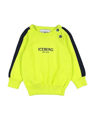 ICEBERG Jumper Lime green 100% Cotton