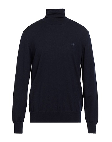 ETRO Turtleneck Midnight blue 100% Wool