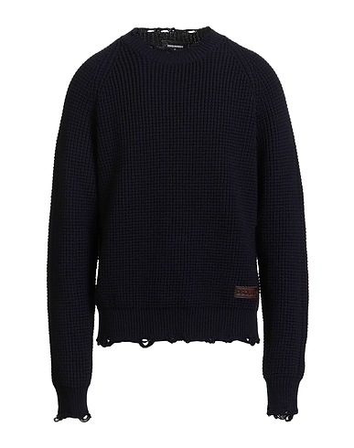 DSQUARED2 Pullover Blu notte 100% Lana