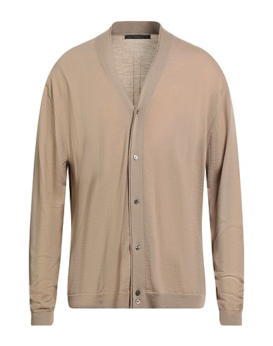 LOW BRAND Cardigan BEIGE 100% Merino Wool