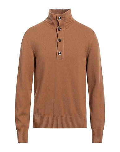 TOM FORD Rollkragenpullover Kamel 70% Wolle, 30% Kaschmir