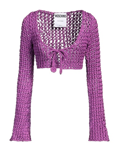 MOSCHINO Bolero COUTURE Malve 100% Baumwolle, Viskose, Polyamid