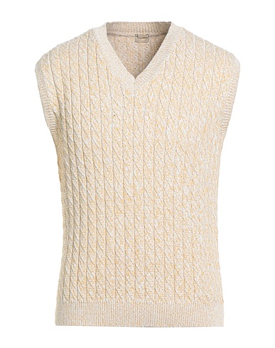 MASSIMO ALBA Maglia Gilet Giallo 100% Cotone