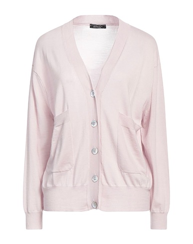 ARAGONA Cardigan Lilac 100% Merino Wool