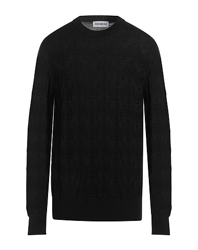 BIKKEMBERGS Sweater Black 100% Wool