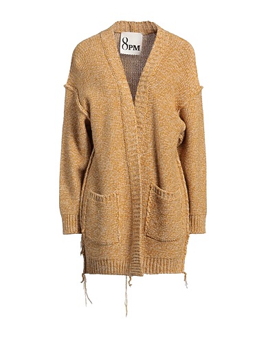 8PM Cardigan Mustard 60% Acrylic, 15% Alpaca wool, 15% Wool, 10% Viscose