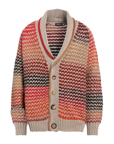 DONDUP Strickjacke Beige 50% Baumwolle, 16% Wolle, 16% Acryl, 10% Polyamid, 8% Alpakawolle