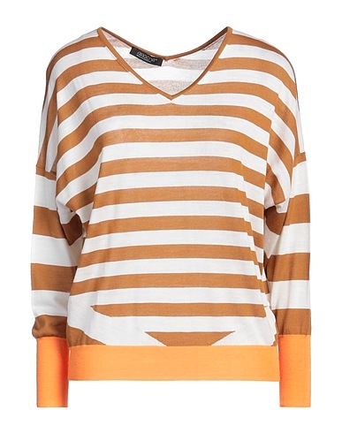 ARAGONA Sweater Camel 100% Merino Wool