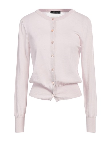 ARAGONA Cardigan Light pink 100% Virgin Wool