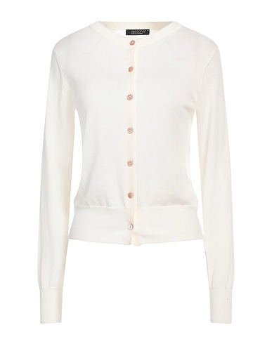 ARAGONA Cardigan Cream 100% Virgin Wool
