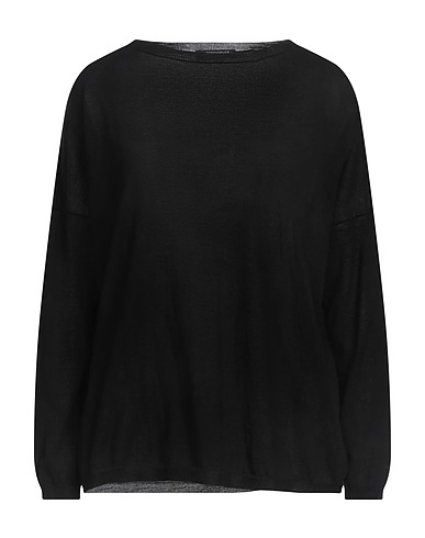 ARAGONA Jumper Black 100% Cotton