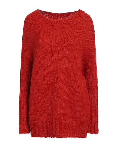 ANTONELLI Jumper Rust 74% Alpaca wool, 22% Virgin Wool, 4% Polyamide