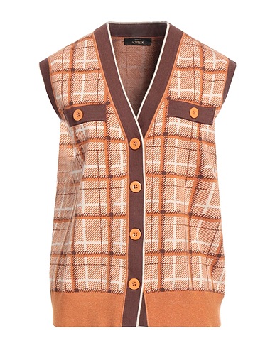 ACTITUDE by TWINSET Cardigan Camel 50% Viscose, 28% Polyester, 22% Polyamide