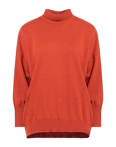 ANTONELLI Turtleneck Rust 70% Virgin Wool, 20% Silk, 10% Cashmere