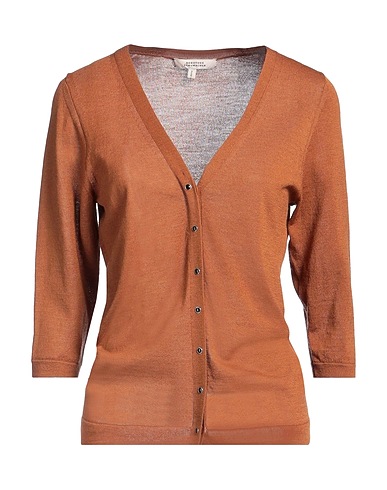 DOROTHEE SCHUMACHER Cardigan Camel 52% Virgin Wool, 48% Cotton, Wool, Polyamide, Elastane