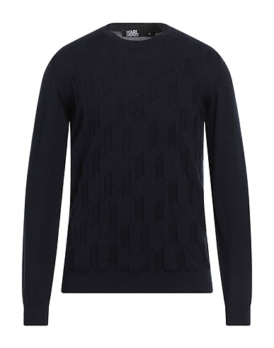 KARL LAGERFELD Jumper Midnight blue 100% Wool