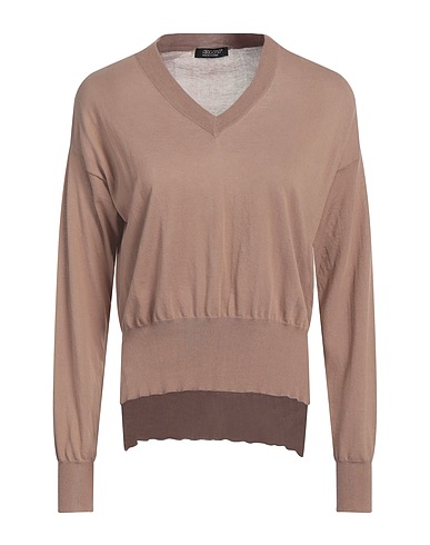 ARAGONA Jumper Khaki 100% Cotton