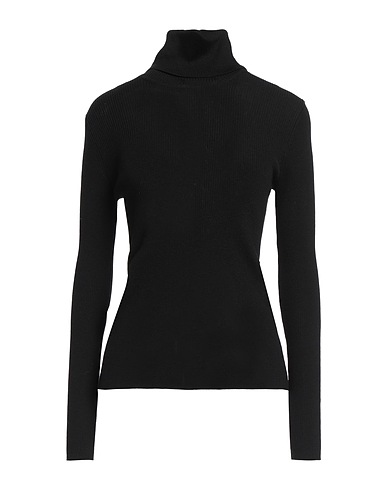 P.A.R.O.S.H. Polo neck Black 100% Wool