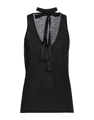 DOROTHEE SCHUMACHER Top Black 52% Virgin Wool, 48% Cotton