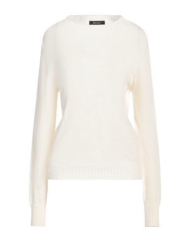 ARAGONA Cashmere jumper Ivory 100% Cashmere