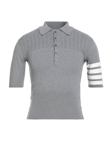 THOM BROWNE Jumper Grey 100% Cotton