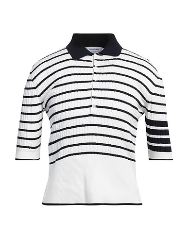 THOM BROWNE Jumper White 100% Cotton