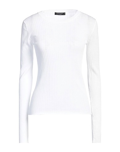ARAGONA Pullover Bianco 100% Cotone