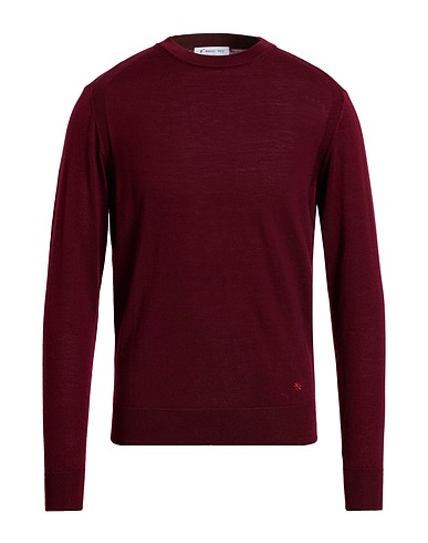 MANUEL RITZ Pullover Bordeaux 100% Lana Vergine
