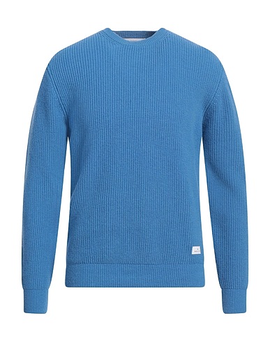 MANUEL RITZ Pullover Blu chiaro 80% Lana, 20% Poliammide