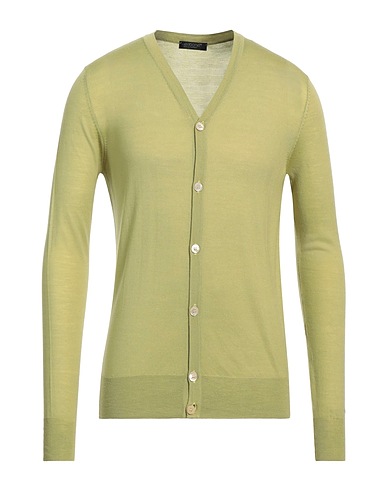 ARAGONA Cardigan Verde lime 100% Lana Merino