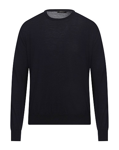 ARAGONA Pullover Blu notte 100% Lana Merino