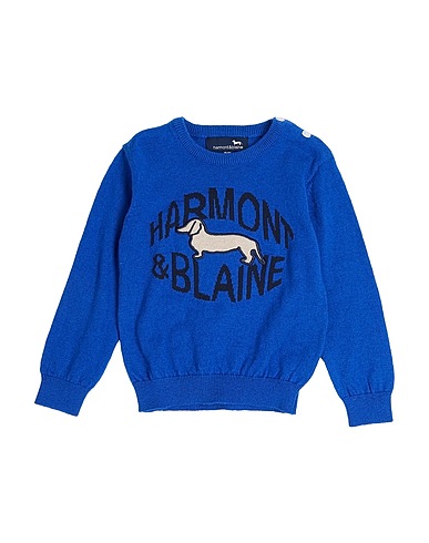 HARMONT & BLAINE Pullover Blau 80% Baumwolle, 20% Wolle