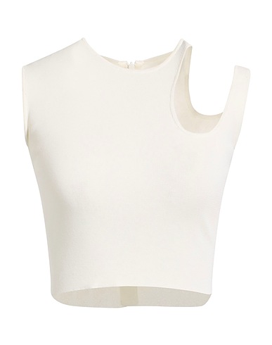 MUGLER Top Ivory 65% Viscose, 35% Polyamide