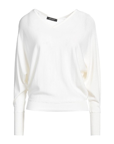 ARAGONA Pullover Avorio 100% Lana Merino