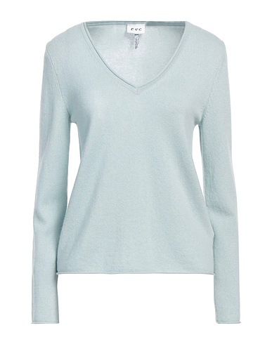 FTC Kaschmirpullover  Himmelblau 100% Kaschmir