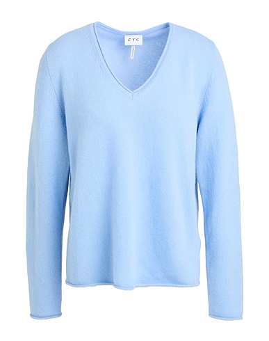 FTC Maglia in Cachemire Blu chiaro 100% Cachemire