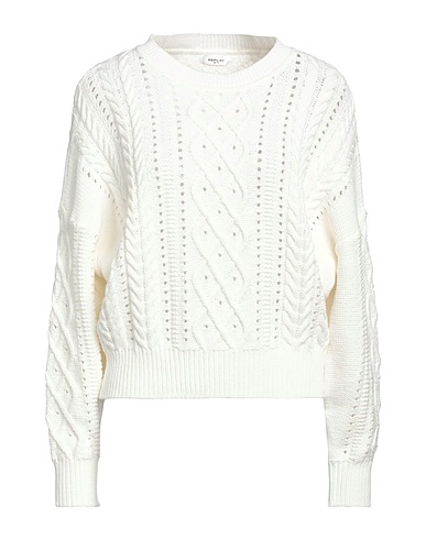 REPLAY Pullover Weiß 80% Baumwolle, 20% Polyamid