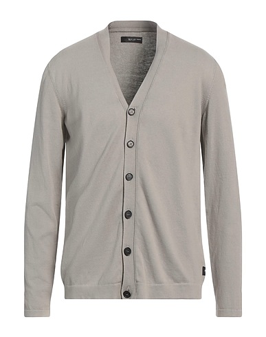 REPLAY Cardigan ESSENTIAL Grigio 100% Cotone