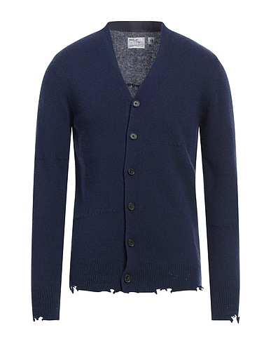 REPLAY Cardigan Blu notte 55% Lana, 25% Viscosa, 20% Poliammide