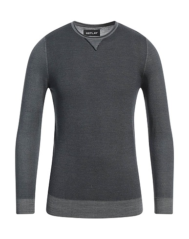 REPLAY Pullover Piombo 100% Lana