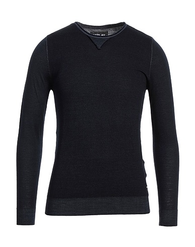 REPLAY Pullover BLU NOTTE 100% Laine