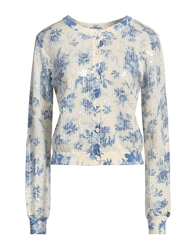 TWINSET Strickjacke Elfenbein 100% Baumwolle, Polyester