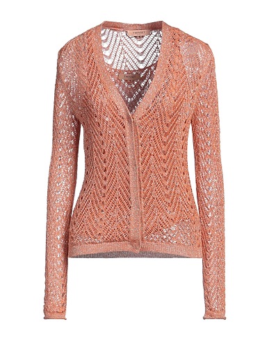 TWINSET Twin set Salmon pink 80% Viscose, 20% Metallic Polyester