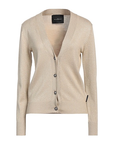 JOHN RICHMOND Cardigan Platinum 57% Viscose, 23% Nylon, 20% Lurex®