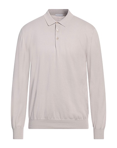 BOGLIOLI Πουλόβερ GRIGIO CHIARO 100% Βαμβάκι