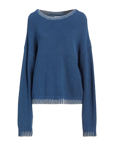 REPLAY Jumper Blue 100% Cotton