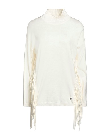 REPLAY Polo neck Off white 45% Polyamide, 30% Wool, 25% Acrylic