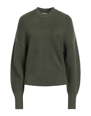 MAJESTIC FILATURES Pullover Verde militare 100% Lana Merino