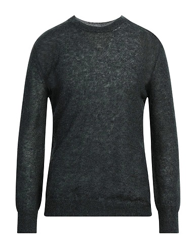 HōSIO Pullover Verde scuro 75% Lana mohair, 15% Poliammide, 10% Lana